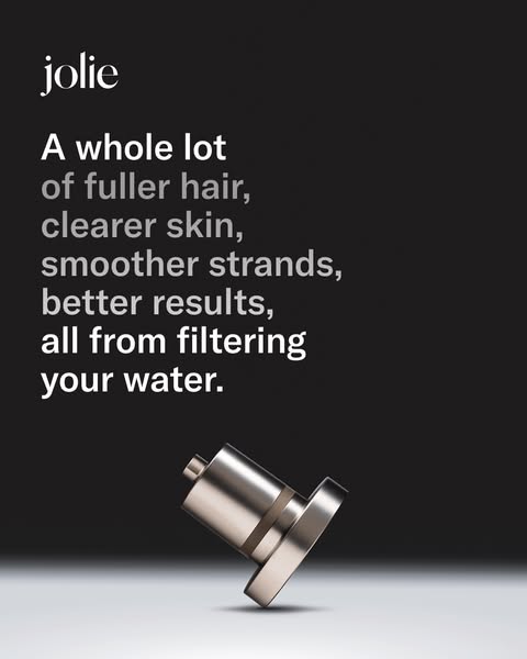 Jolie shower filter benefit static