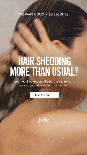 Jolie hair shedding static